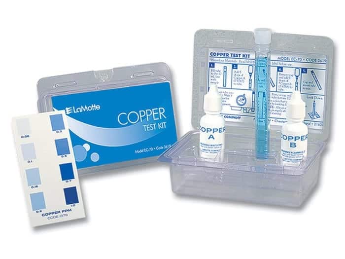 pool water copper test kit